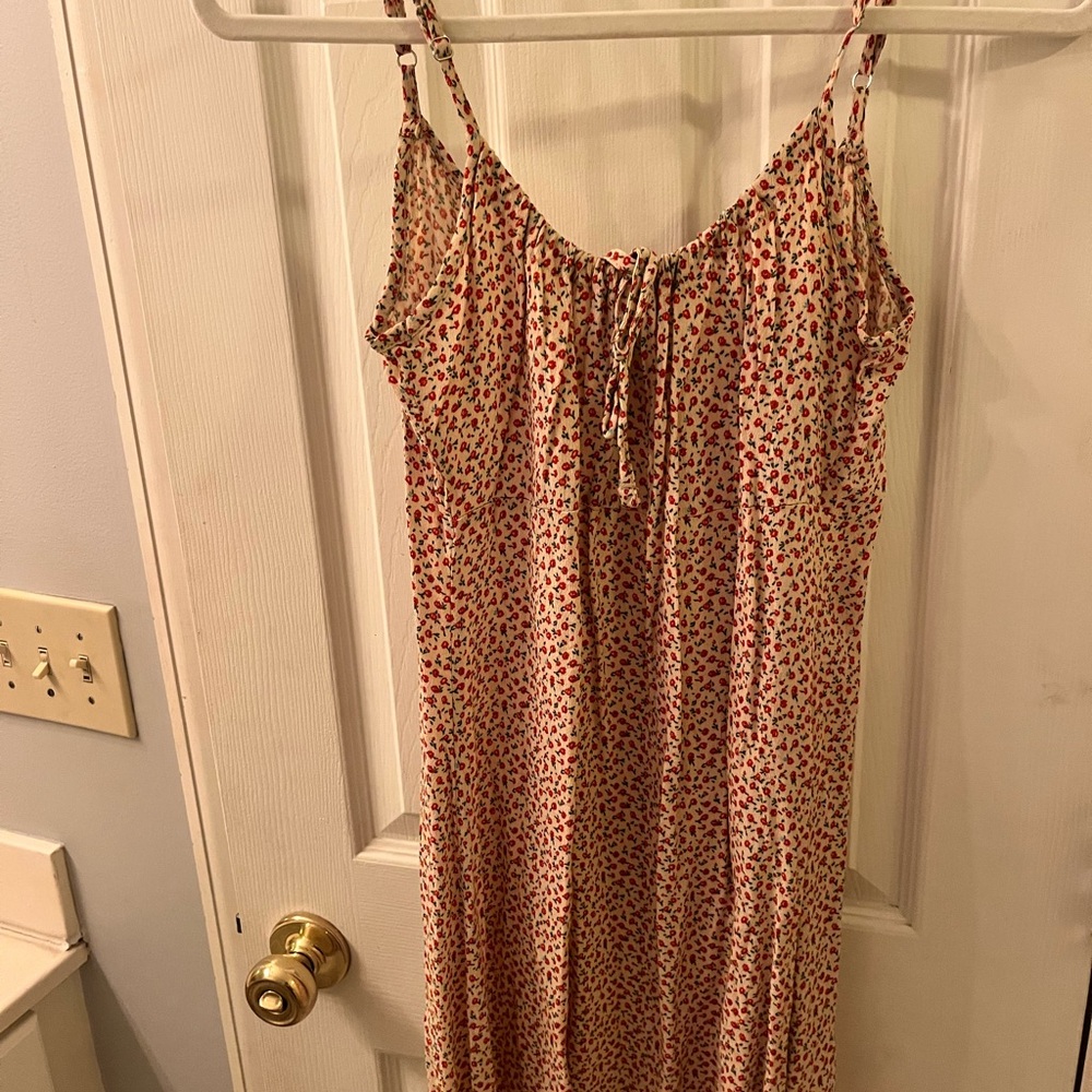 Floral Spaghetti Strap Dress